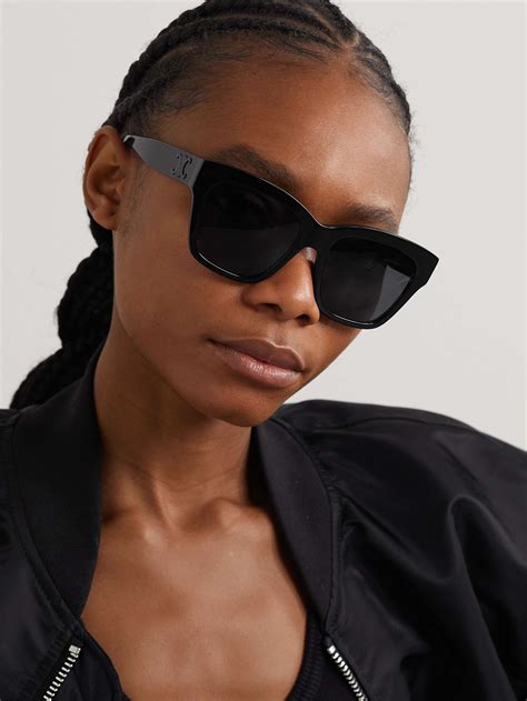 celine square acetate sunglasses|authentic Celine sunglasses.